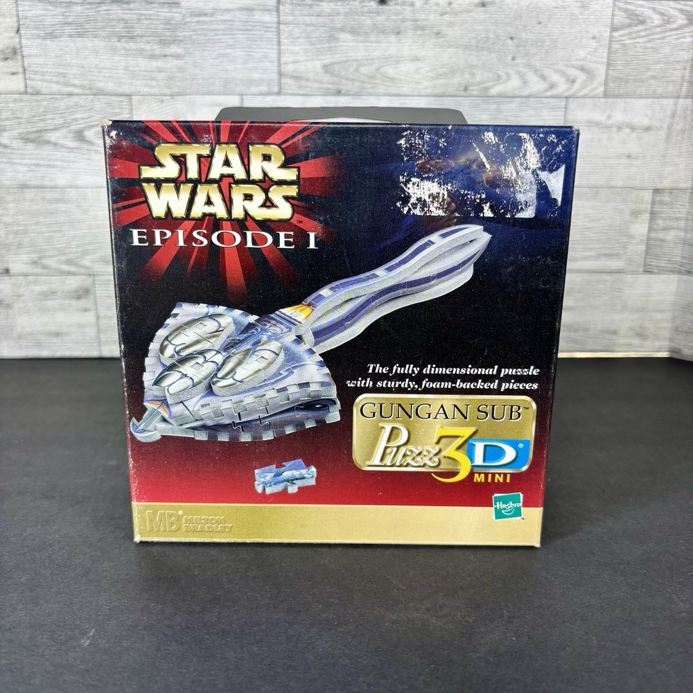Star Wars Episode 1 Gungan Sub Puzz3D Mini 66 Piece Puzzle 1999 Open‎ Complete